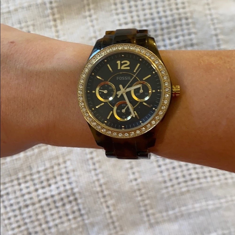 Fossil Tortoise Shell Watch. - image 3